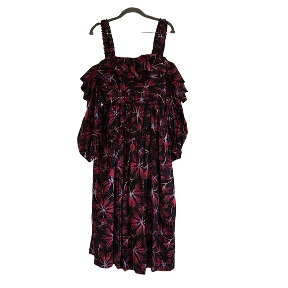 Ulla Johnson Caprice Midi Dress Size 4 - Picture 10 of 11